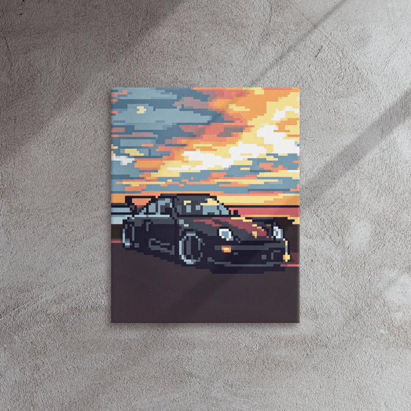 16″×20″ Sunset RWB Canvas