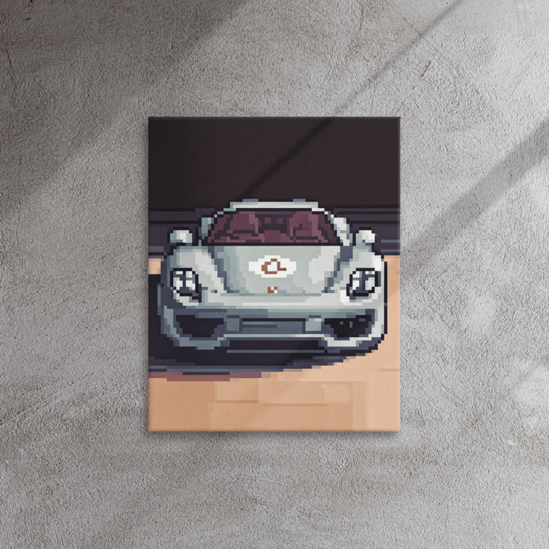 16″×20″ Racing NineEighteen Canvas